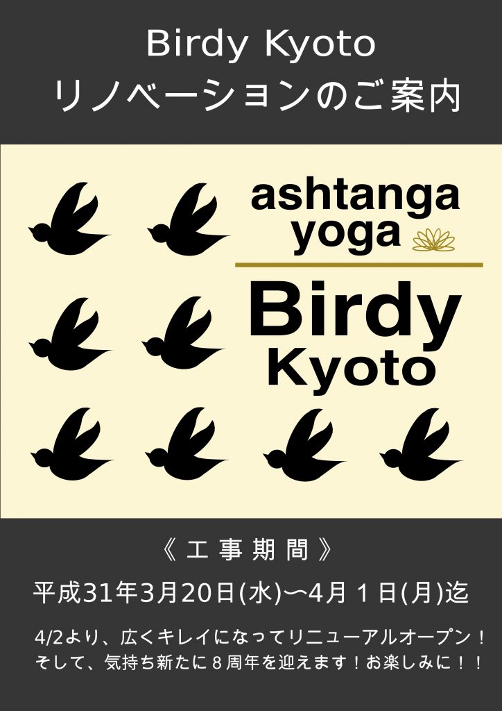 Birdyリノベーションのご案内
